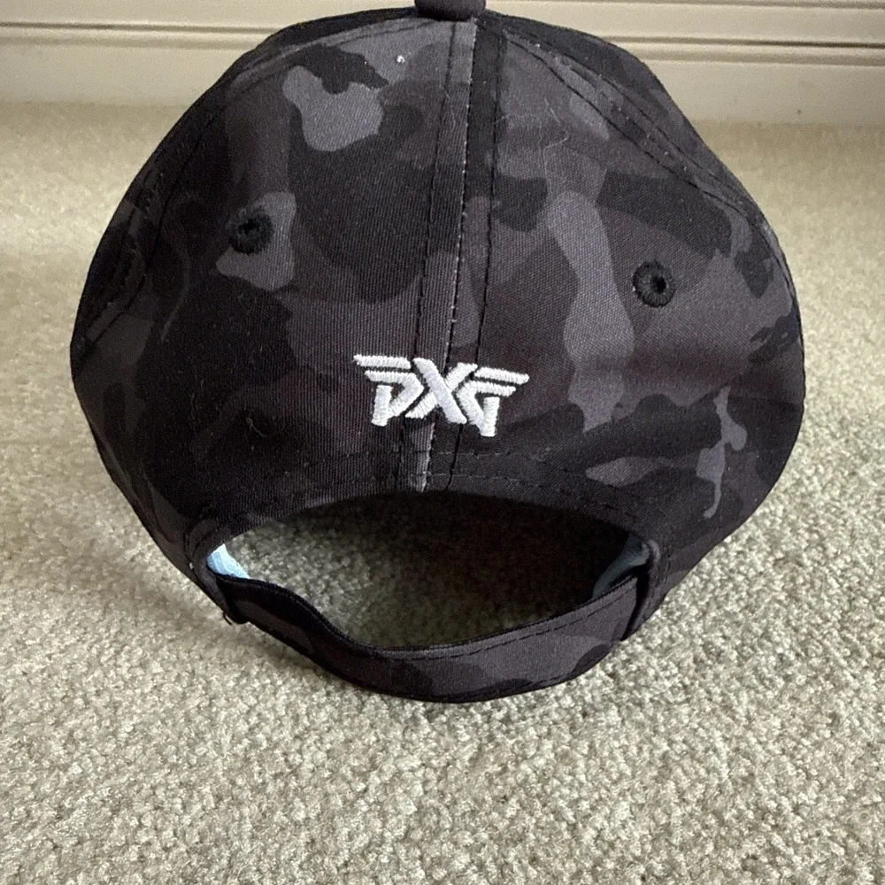 PXG New Era 9TWENTY Hat Black Camo Adjustable Golf Baseball Cap Polyester Womens